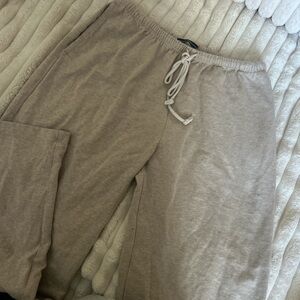 Brandy Melville Tan Sweatpants
